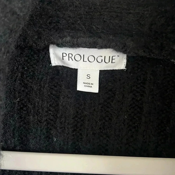 Prologue Black Short Size S Cardigan Open Front - Picture 2 of 9